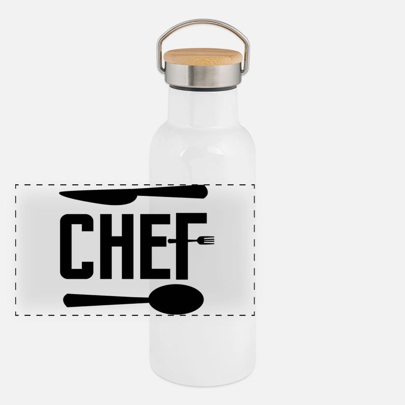 Supervisor Saying Job Profession Career Work Panoramic Thermal Bottle with Bamboo Lid