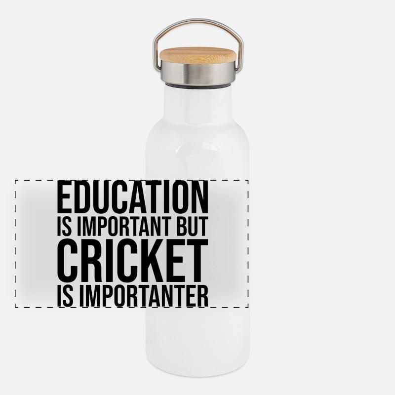 Kricket Panorama Thermosflasche mit Bambusdeckel