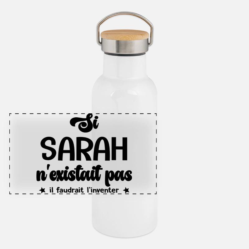 Sarah personalized gift sarah Panoramic Thermal Bottle with Bamboo Lid
