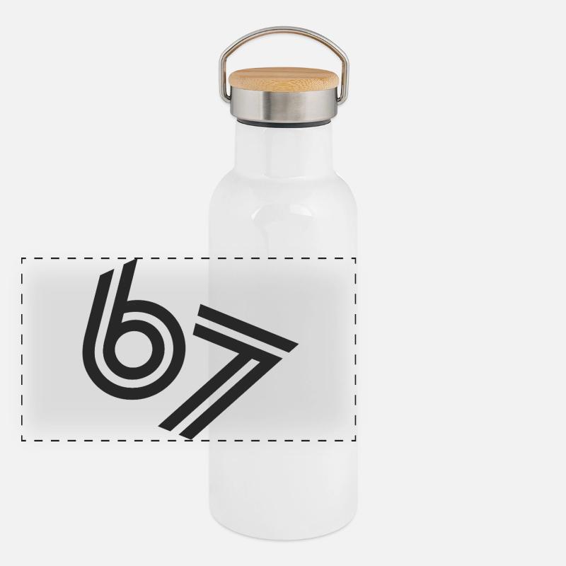 SIX SEVEN Panorama Thermosflasche mit Bambusdeckel