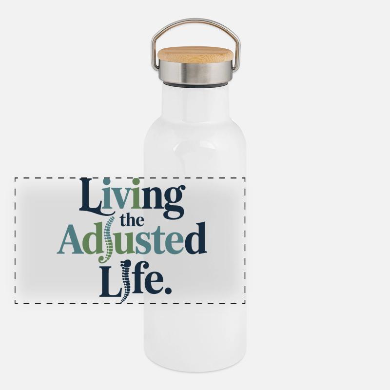 Chiropractor Straighten Up No Really Professional  Panoramic Thermal Bottle with Bamboo Lid