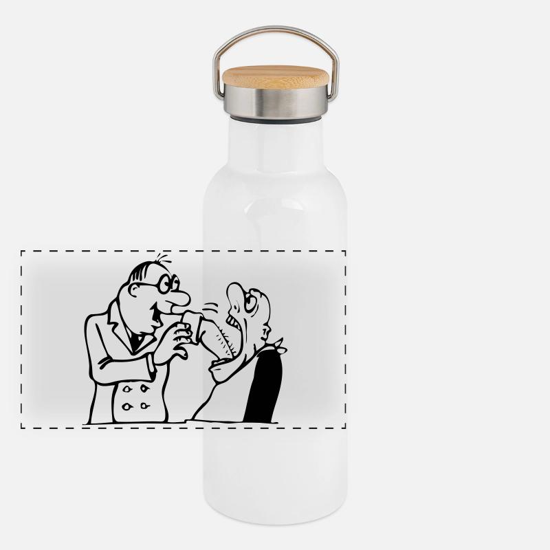 Dentist Panoramic Thermal Bottle with Bamboo Lid