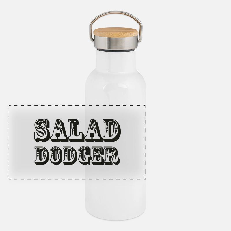 Salad Dodger Panoramic Thermal Bottle with Bamboo Lid