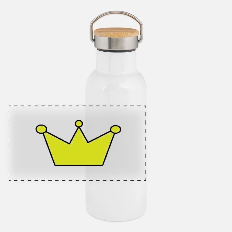 crown Panoramic Thermal Bottle with Bamboo Lid