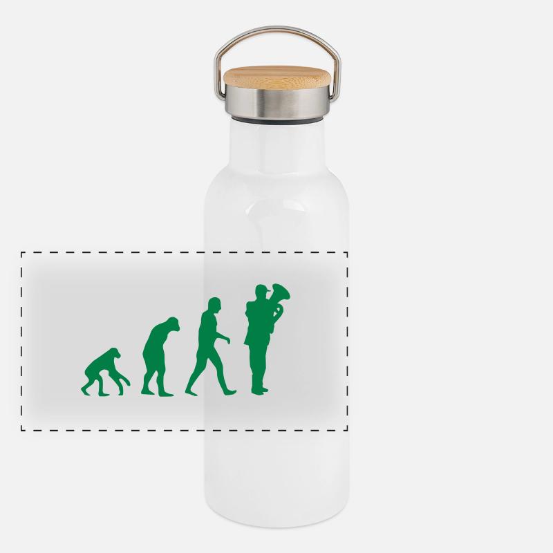 tuba evolution Panorama Thermosflasche mit Bambusdeckel
