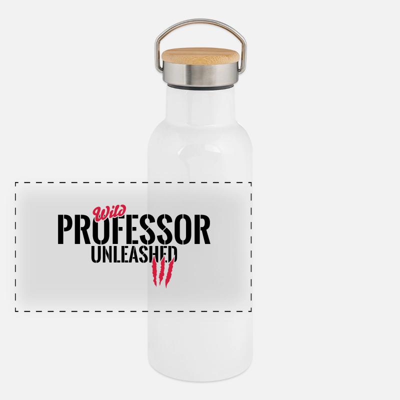 Professeur Wilder unleashed Gourde isotherme avec bouchon en bambou