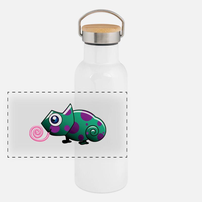 chameleon Panoramic Thermal Bottle with Bamboo Lid