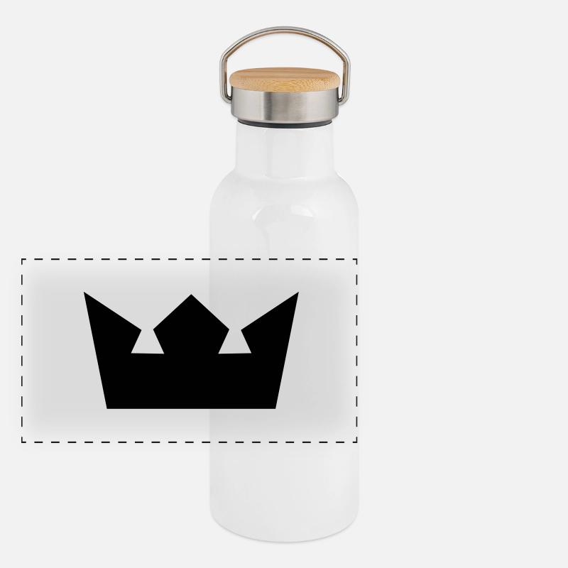 crown Gourde isotherme avec bouchon en bambou