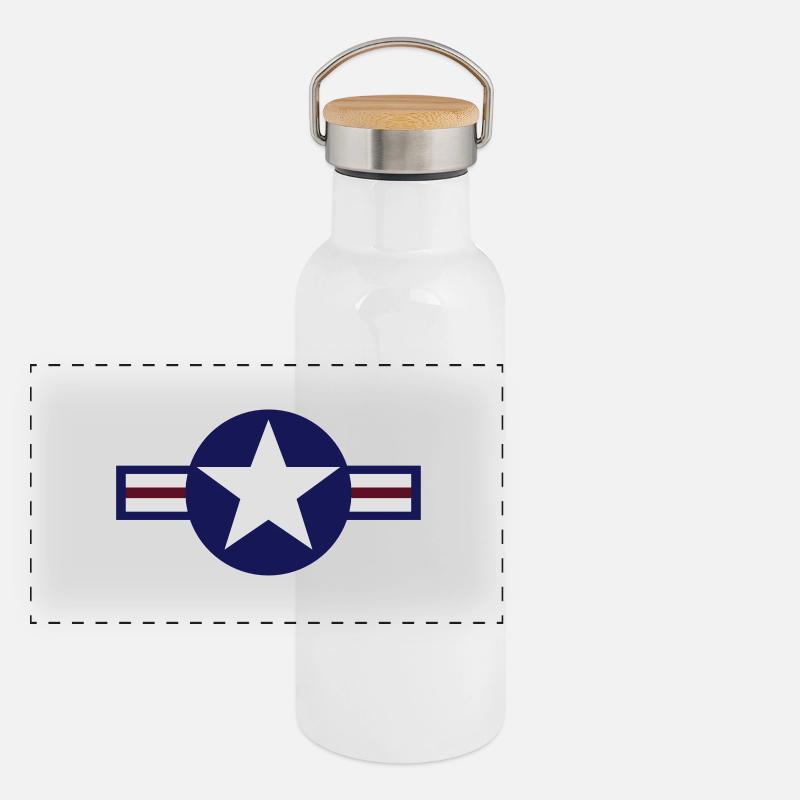 star_force Panorama Thermosflasche mit Bambusdeckel