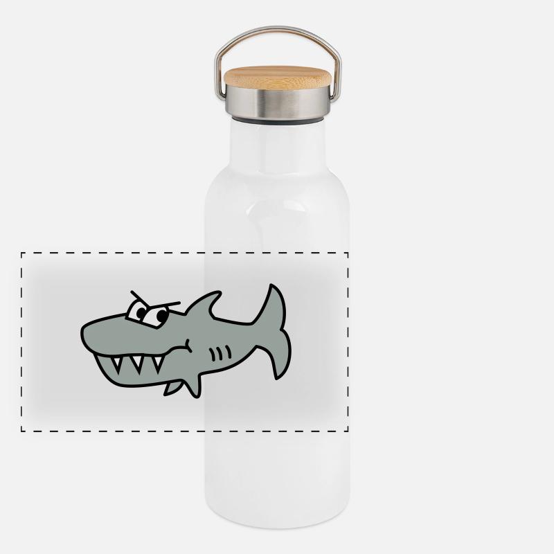 Shark Panoramic Thermal Bottle with Bamboo Lid