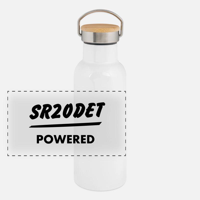 JDM Engine powered SR20DET | T-shirts JDM Gourde isotherme avec bouchon en bambou