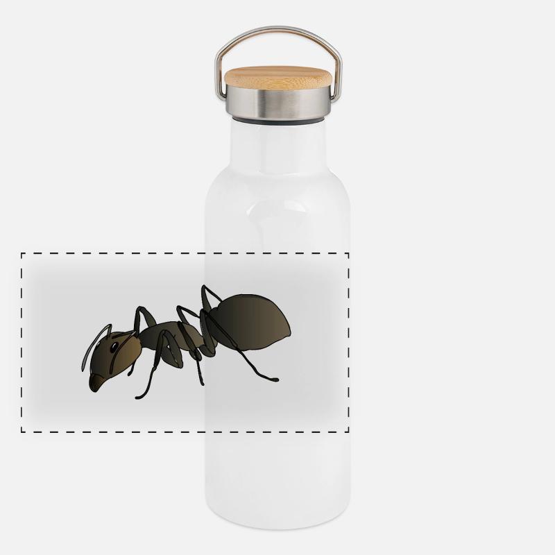 Ant Panoramic Thermal Bottle with Bamboo Lid