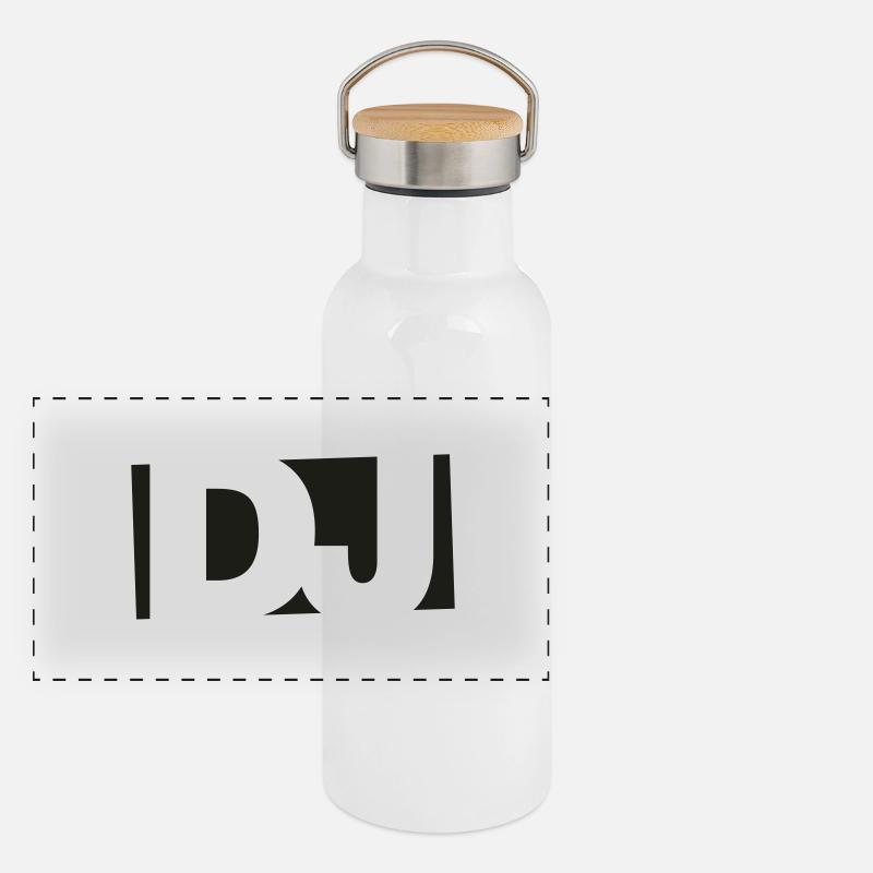 DJ 1C Gourde isotherme avec bouchon en bambou