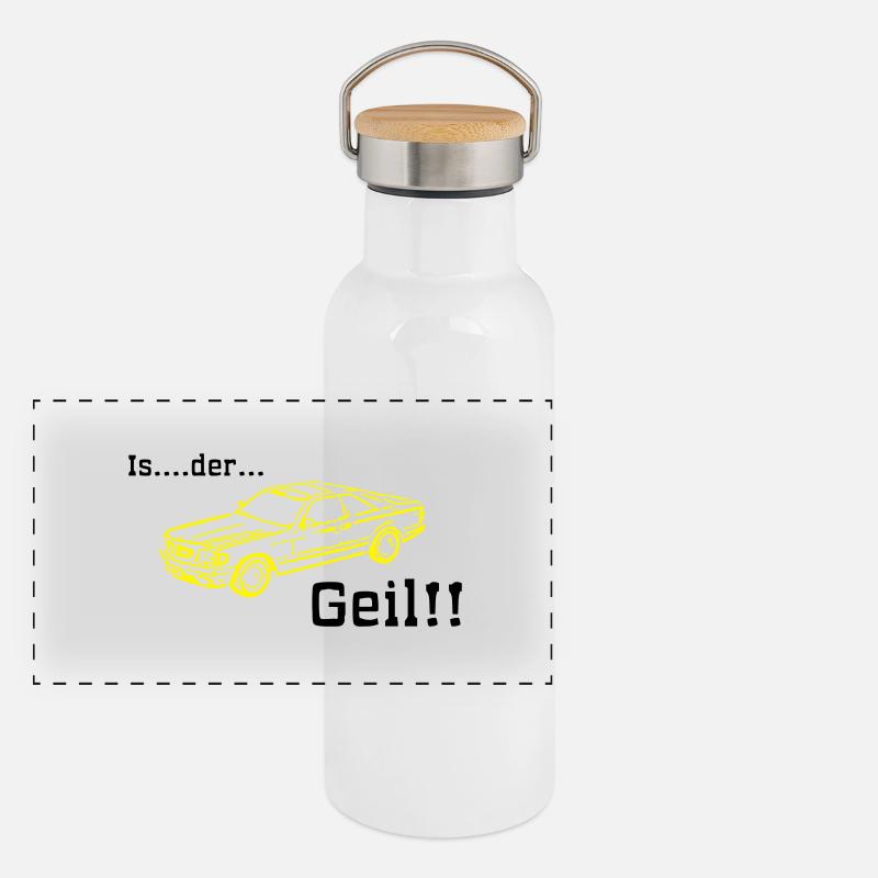 is der geil Panorama Thermosflasche mit Bambusdeckel