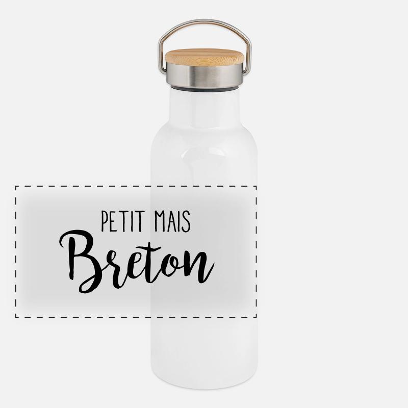 Petit breton Gourde isotherme avec bouchon en bambou