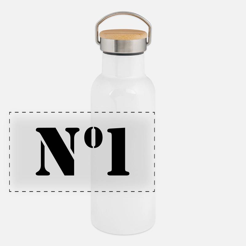 Number 1 Panoramic Thermal Bottle with Bamboo Lid
