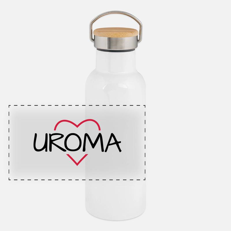 Great grandma thought Panoramic Thermal Bottle with Bamboo Lid
