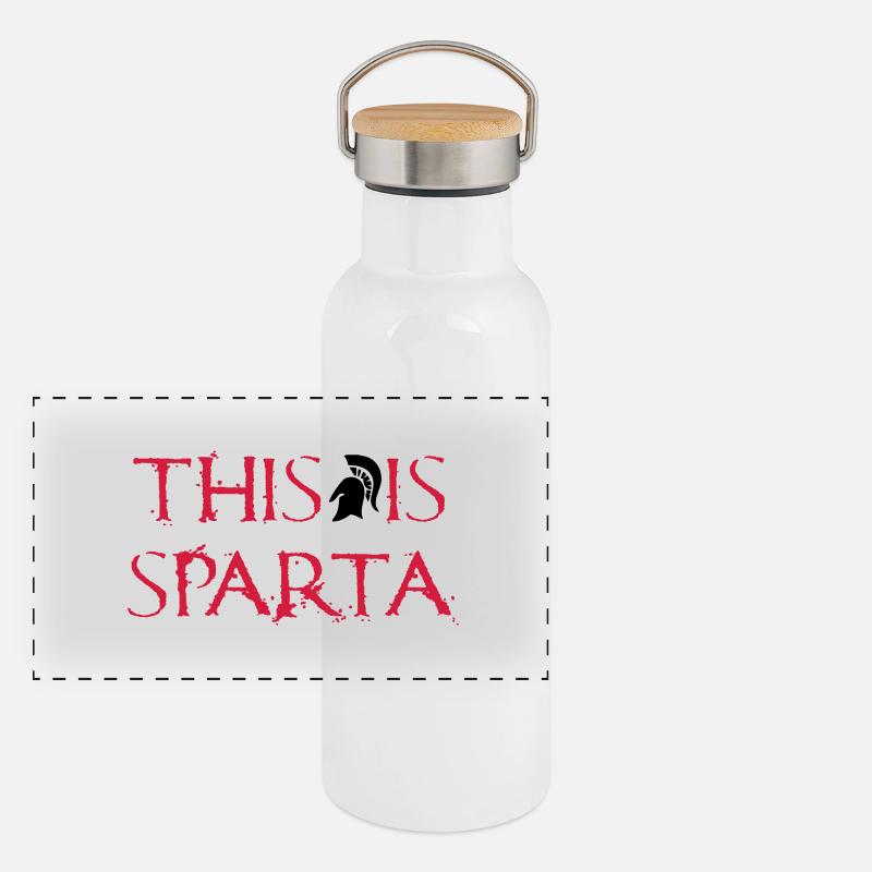 This is Sparta Panorama Thermosflasche mit Bambusdeckel