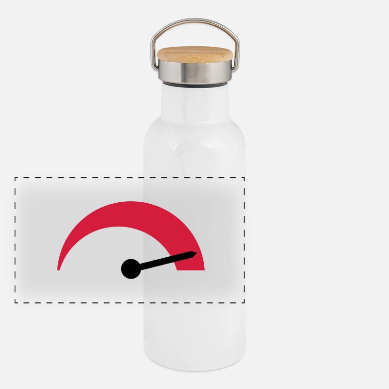 tacho__f2 Gourde isotherme avec bouchon en bambou