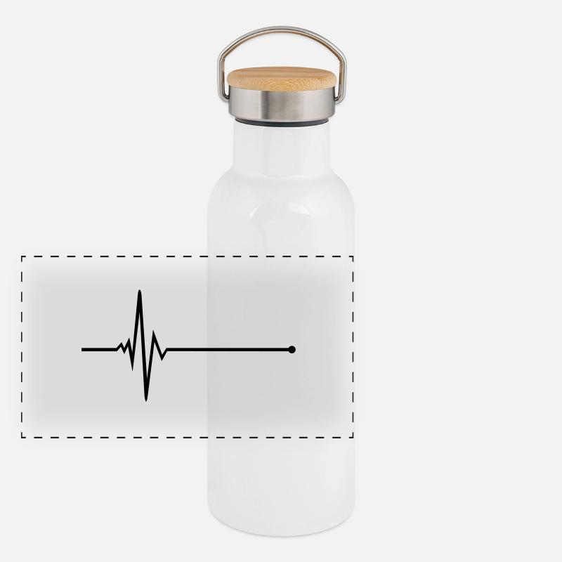 Pulse - frequency Panoramic Thermal Bottle with Bamboo Lid