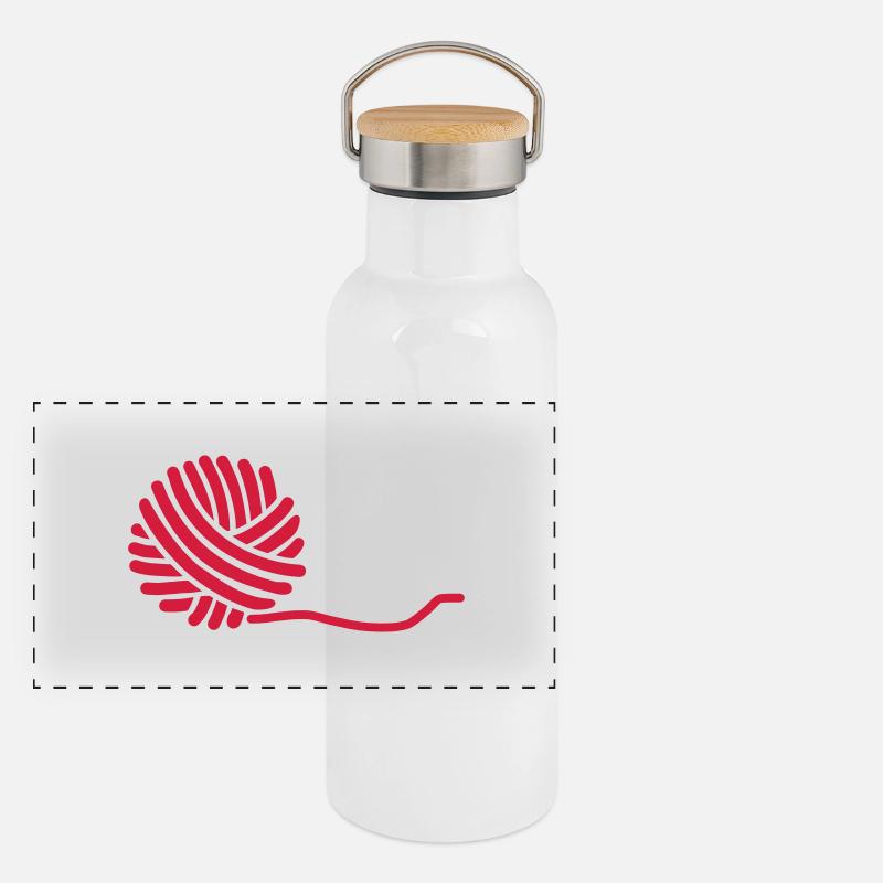 Wool Panoramic Thermal Bottle with Bamboo Lid