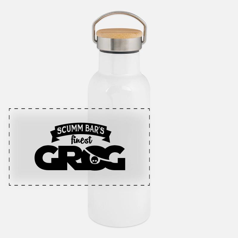 1 Panorama Thermosflasche mit Bambusdeckel