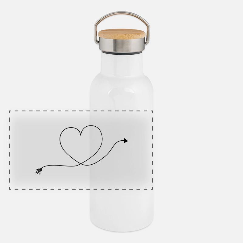 heart_arrow_2 Panorama Thermosflasche mit Bambusdeckel