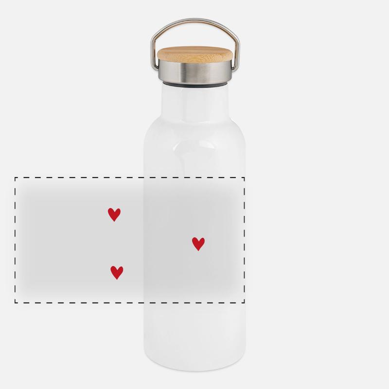 Orthopäde Panorama Thermosflasche mit Bambusdeckel