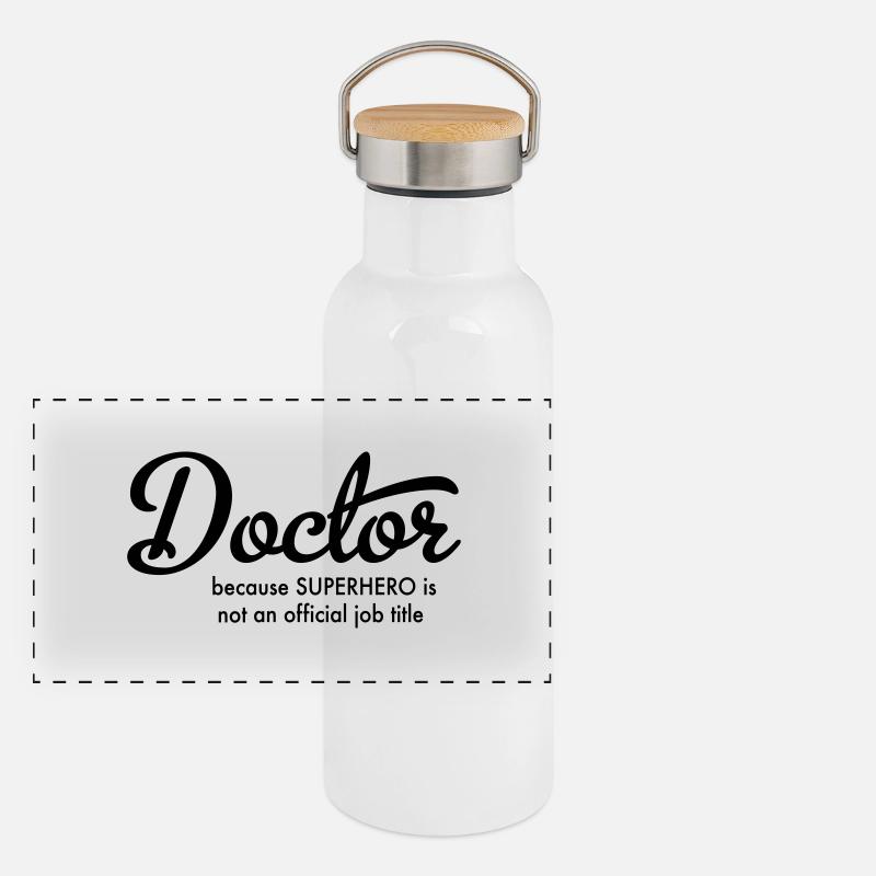 Doctor Panoramic Thermal Bottle with Bamboo Lid