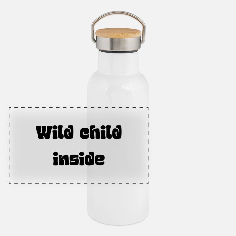 Wildfang Panorama Thermosflasche mit Bambusdeckel