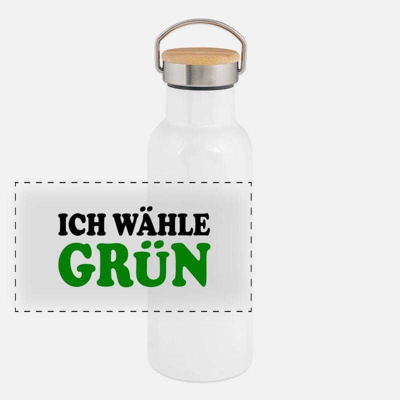 I choose green Panoramic Thermal Bottle with Bamboo Lid