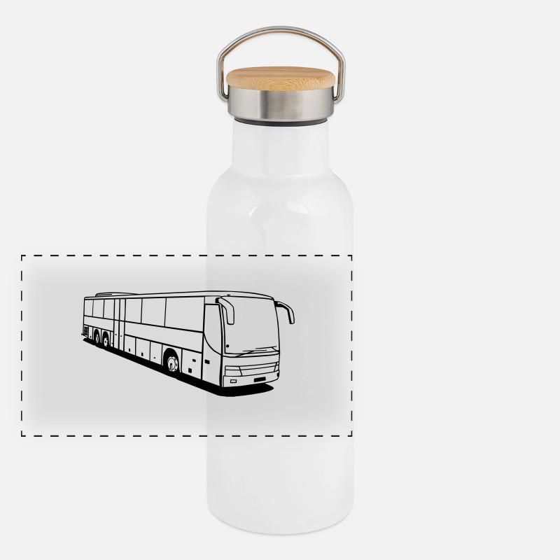 S 319 UL-GT Panorama Thermosflasche mit Bambusdeckel