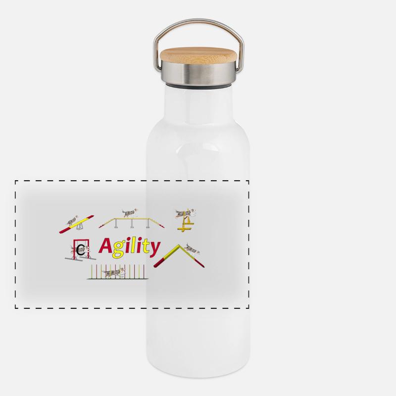 Agility total Panoramic Thermal Bottle with Bamboo Lid