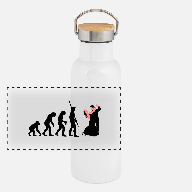 evolution_tanzpaar_a_2c Panorama Thermosflasche mit Bambusdeckel