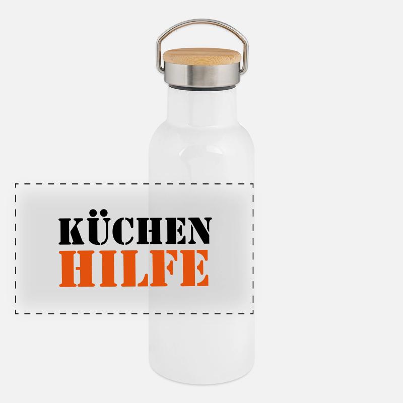 2541614 14760175 kuechenhilfe Panorama Thermosflasche mit Bambusdeckel