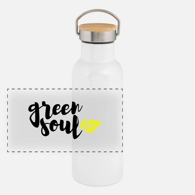 green soul Panorama Thermosflasche mit Bambusdeckel