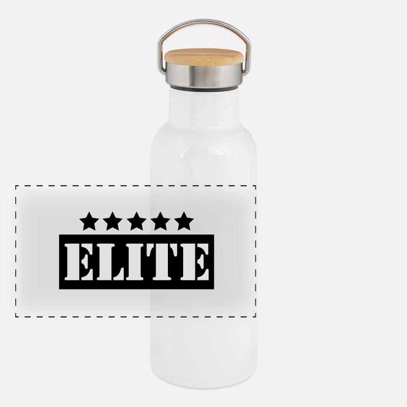 Elite Gourde isotherme avec bouchon en bambou