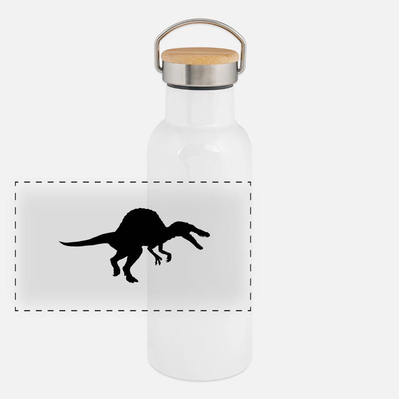 Spinosaurus Panoramic Thermal Bottle with Bamboo Lid