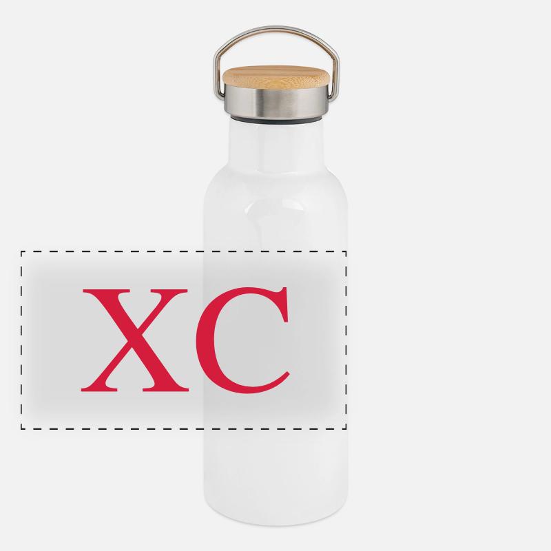 90 Panorama Thermosflasche mit Bambusdeckel