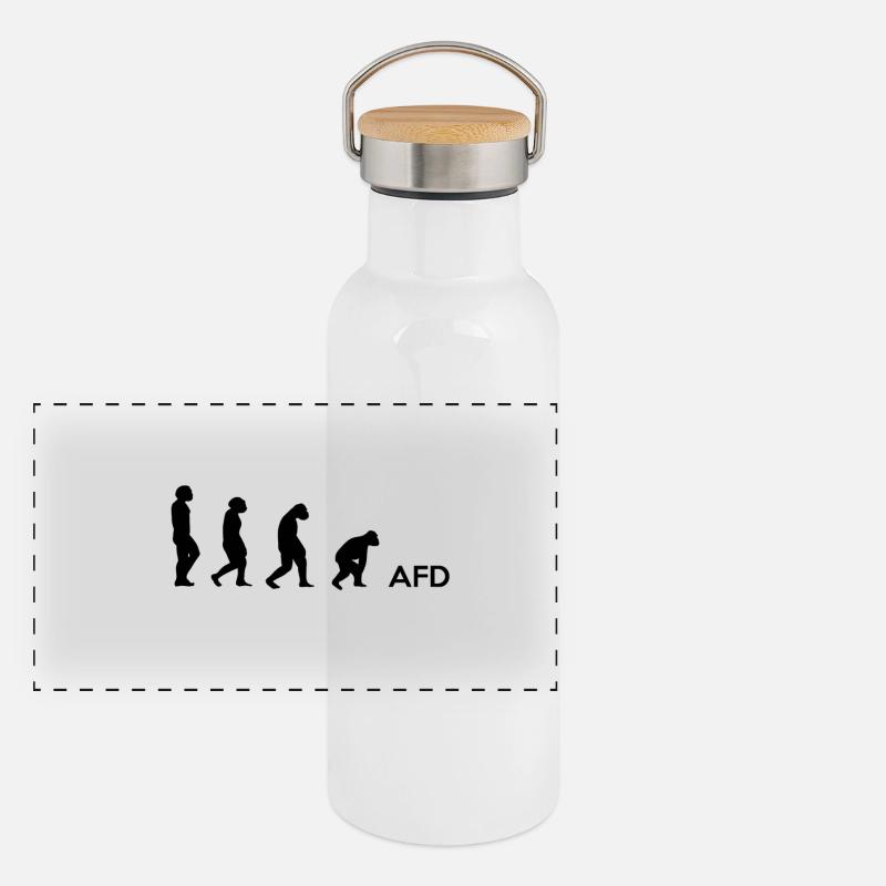 Degeneration bringt AFD Panorama Thermosflasche mit Bambusdeckel