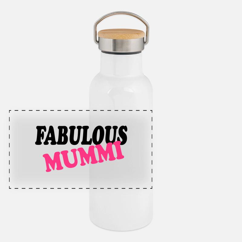 Fabulous mummi Panoramic Thermal Bottle with Bamboo Lid
