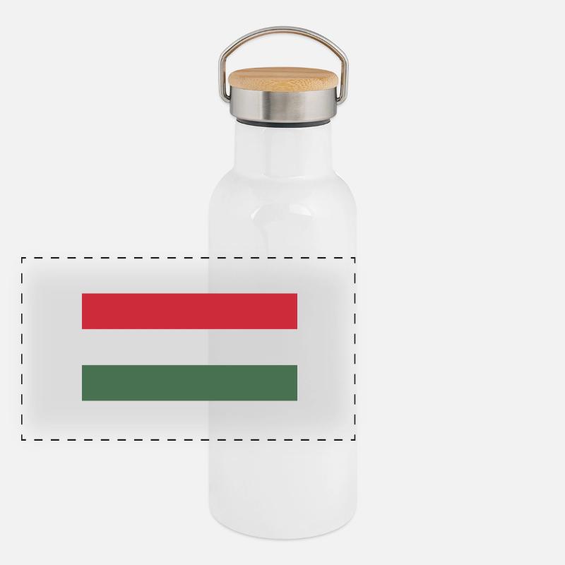 Hungary Panoramic Thermal Bottle with Bamboo Lid