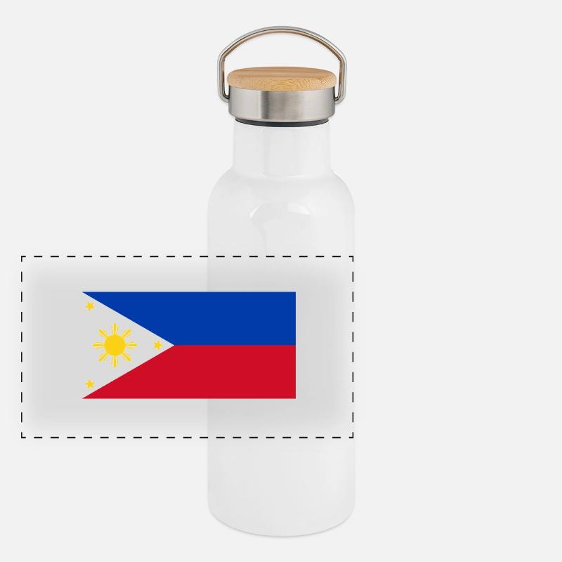 Philippines Gourde isotherme avec bouchon en bambou