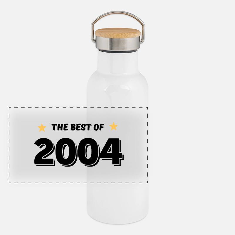 Das Beste aus 2004 Panorama Thermosflasche mit Bambusdeckel