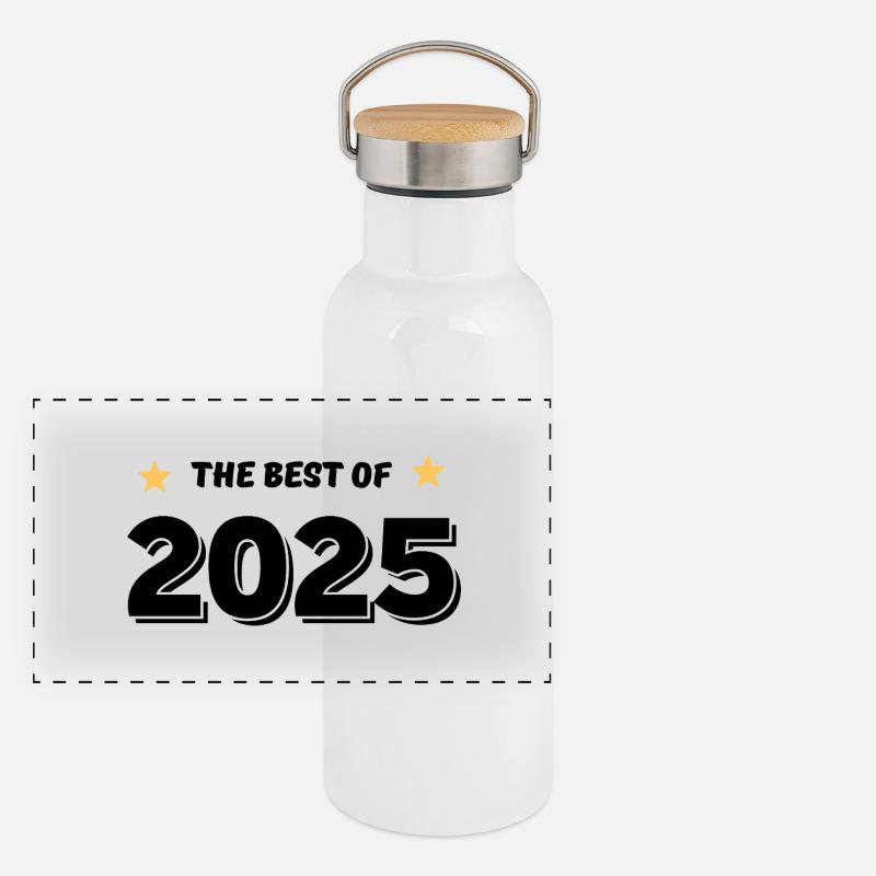 Das Beste aus 2025 Panorama Thermosflasche mit Bambusdeckel