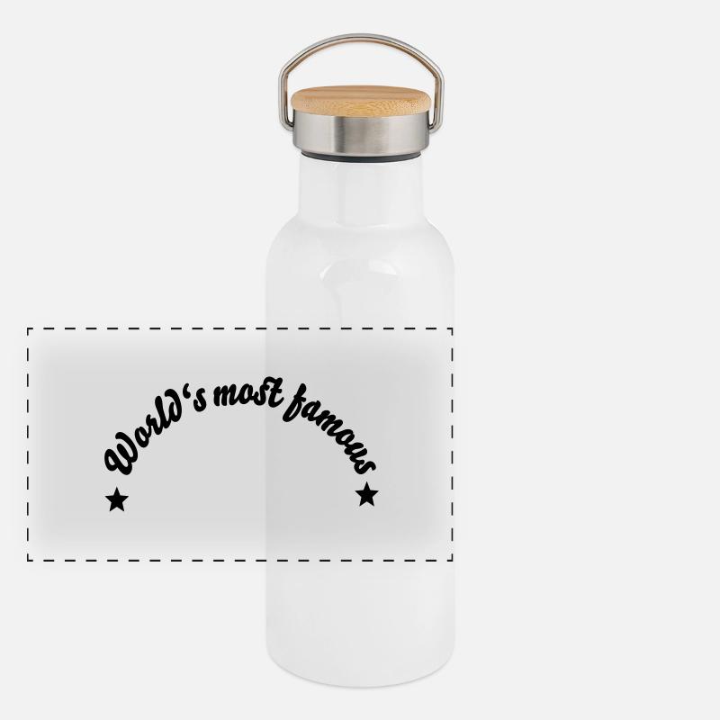 famous Panoramic Thermal Bottle with Bamboo Lid