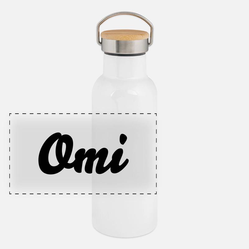 Omi Panorama Thermosflasche mit Bambusdeckel