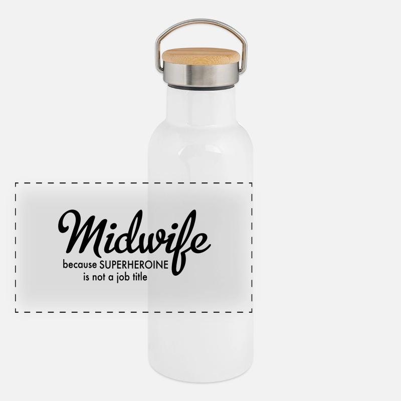 midwife Panoramic Thermal Bottle with Bamboo Lid