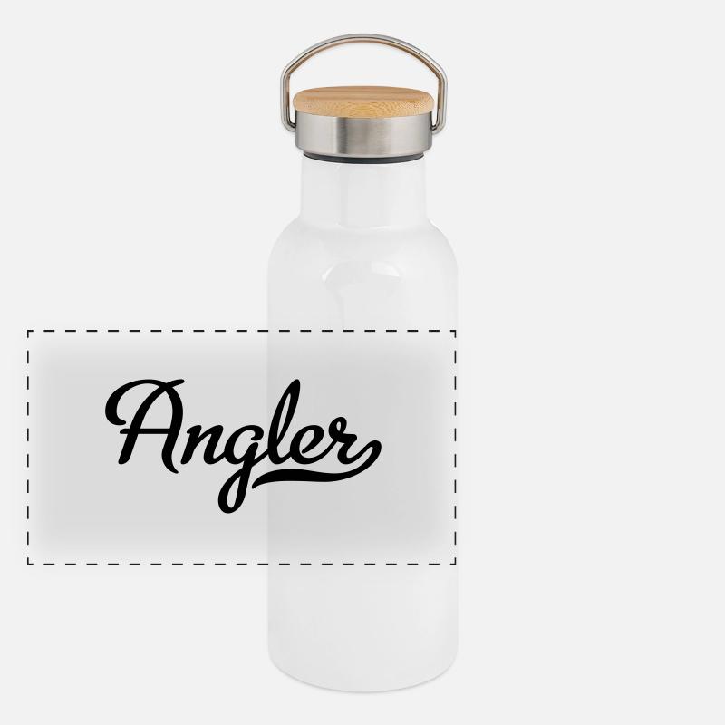 Angler Panorama Thermosflasche mit Bambusdeckel