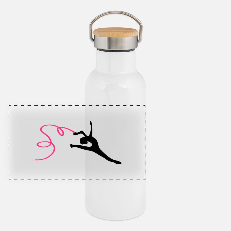 ribbon_gymnastic_silhouette-5 Panorama Thermosflasche mit Bambusdeckel